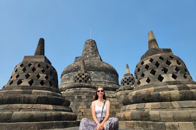 Borobudur Full Climb Up and Prambanan All Ticket with Guided Tour - Pickup, timing, and what the group size changes