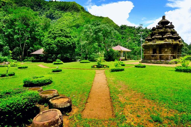 Selogriyo Temple and Trekking Java Rice Terraces, hidden waterfall -Nature Java - A countryside day near Magelang without the big-temple crush