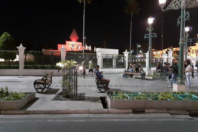 Yogyakarta Historical and Food Tour - Alun Alun Selatan: finishing with a night park feel and neon pedal cars